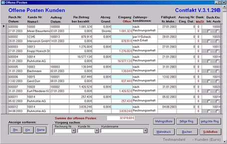 Contfakt® - Buchhaltung > Buchhaltung