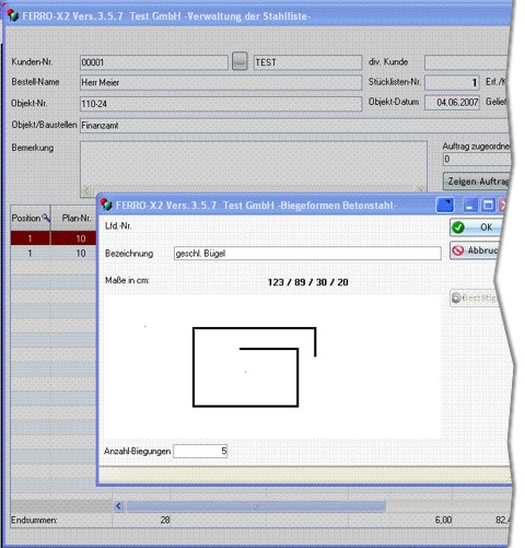 FERRO-X2 - Biegeprogramm